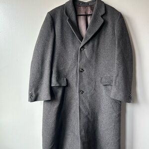 Elegant Charcoal Trench Coat for Men
